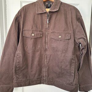 Brown Canvas Utility Jacket